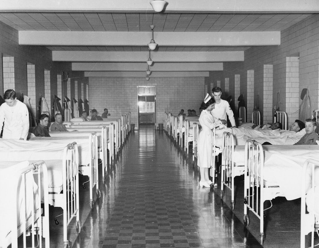 nurse helping patient