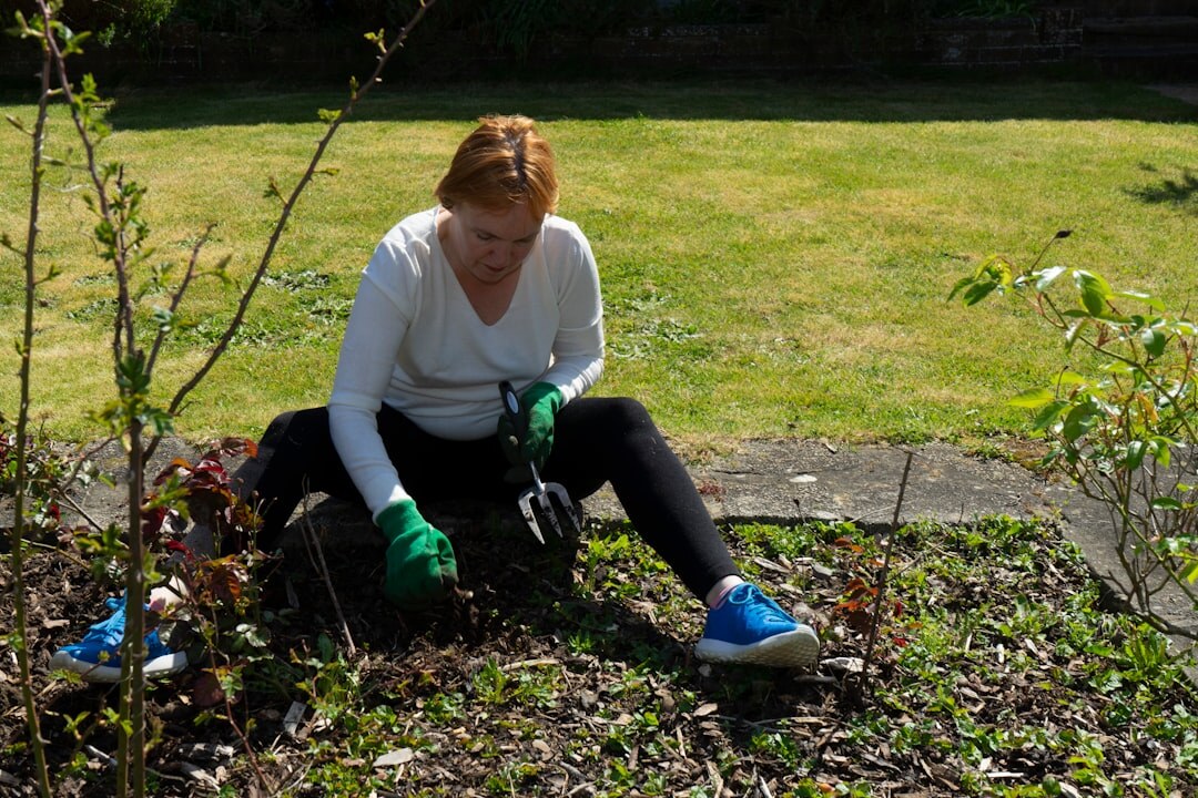 group planting in garden